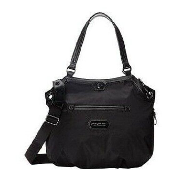 Petunia Pickle Bottom $320 Halifax Hobo Black Chai Tea Cake Baby Bag Pad NWOT ! - Picture 2 of 6